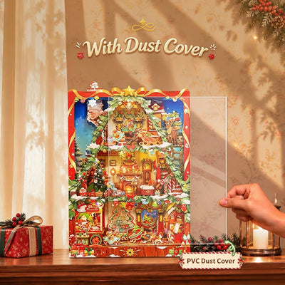 Christmas Cabin 3D Wooden Puzzle