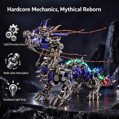 Qilin Mechanical Metal Model Kit（1623PCS）