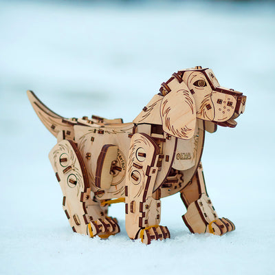 Mechanical Dog 3D Wooden Puzzle