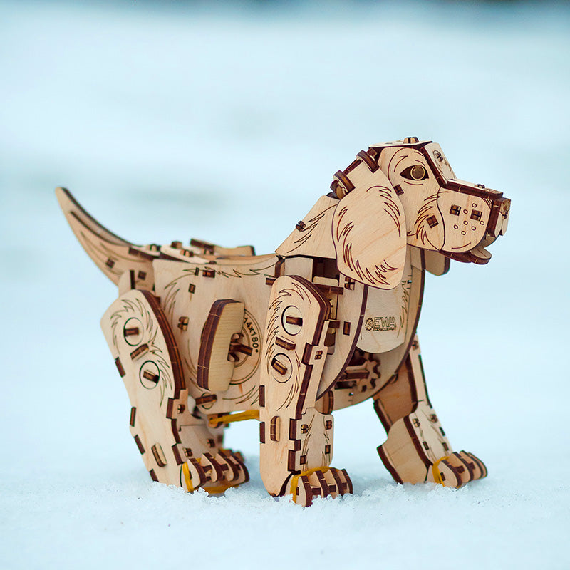 Mechanical Dog 3D Wooden Puzzle