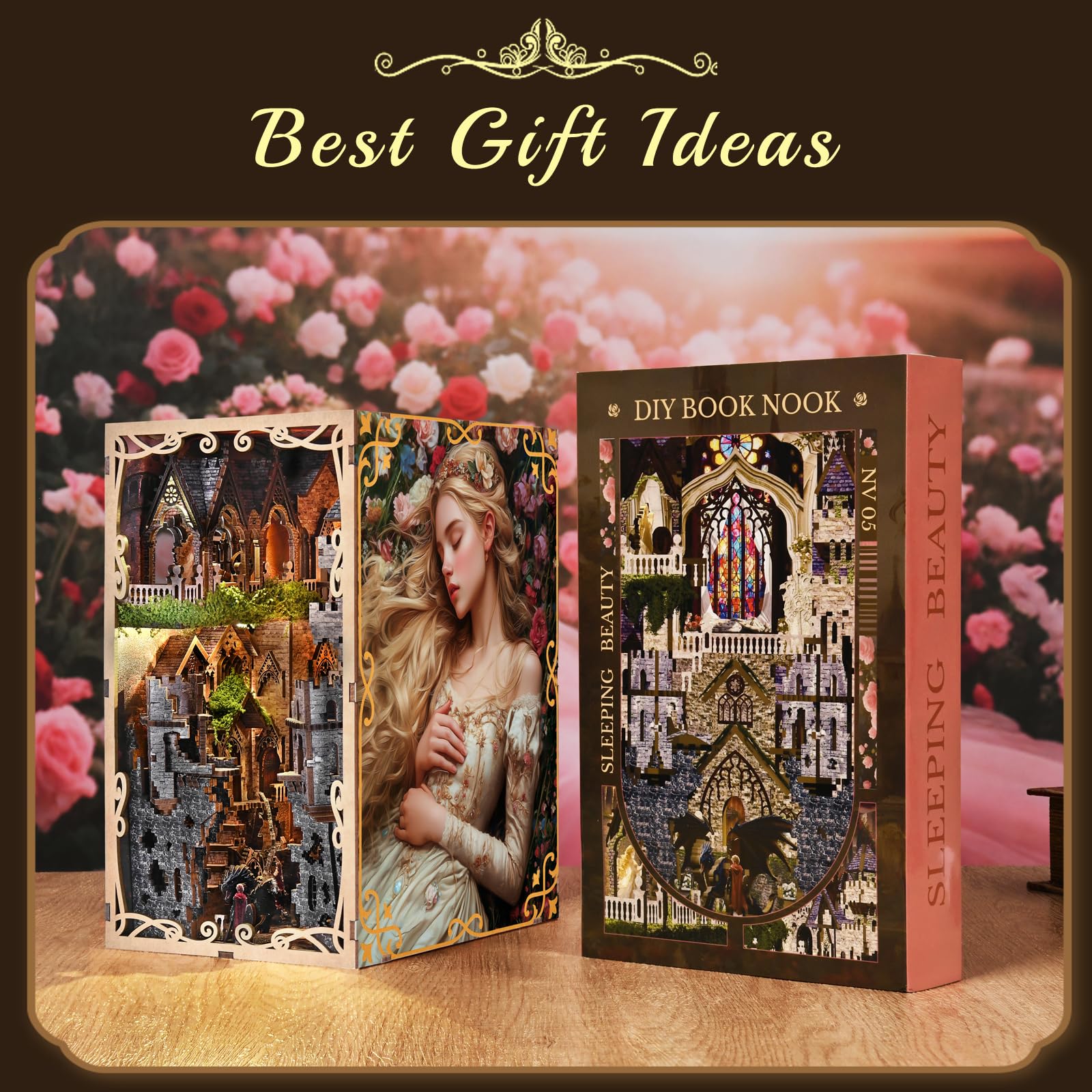 Sleeping Beauty DIY Book Nook