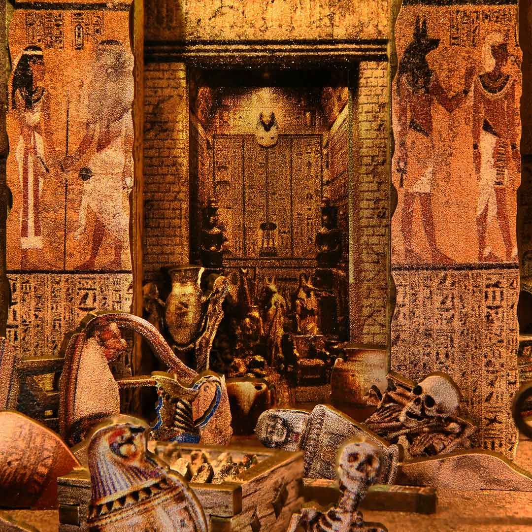 Egyptian Pharaoh's Tomb DIY Book Nook