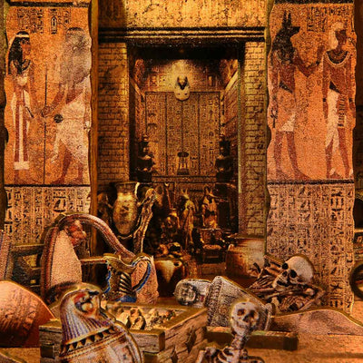 Egyptian Pharaoh's Tomb DIY Book Nook