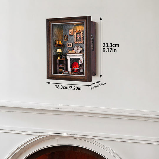 Fireplace frame Book Nook