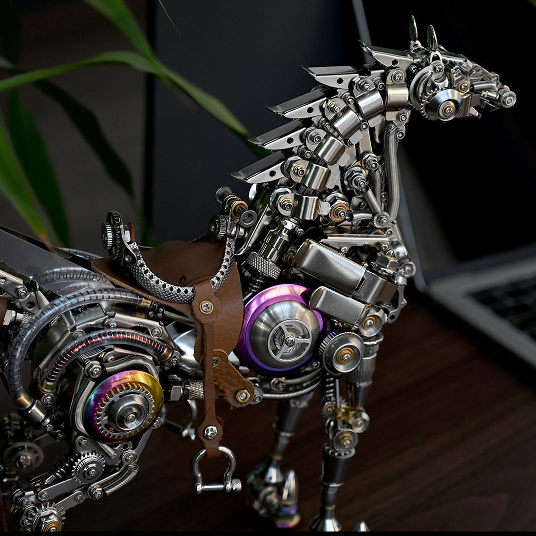 Mechanical Bionic Horse 3D Metal Model （1500+PCS）