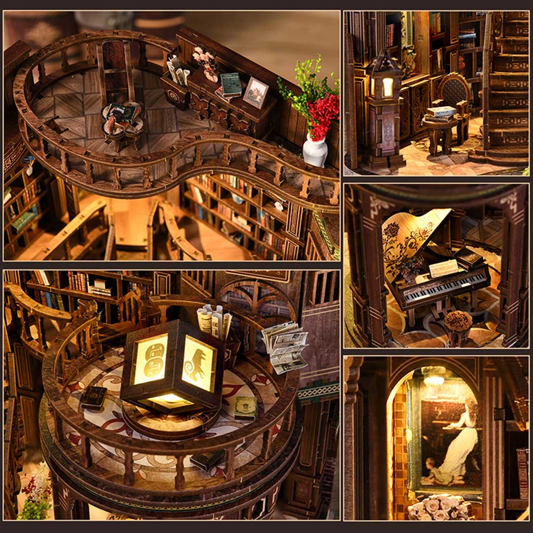 Dreamy Book Hall DIY Miniature House