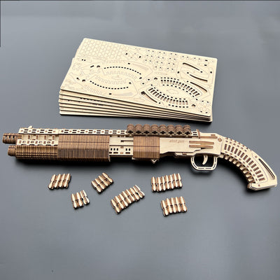 SG-12 Shotgun 3D Wooden Puzzle