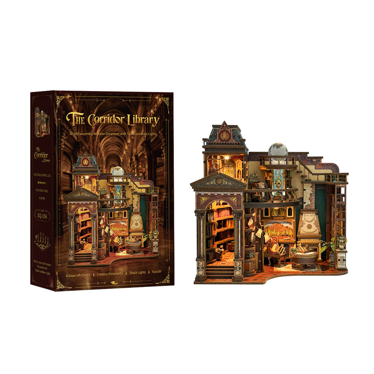 The Corridor Library DIY Miniature House