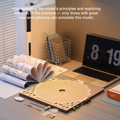 Mechanical Orrery Solar System 3D Wooden Kit