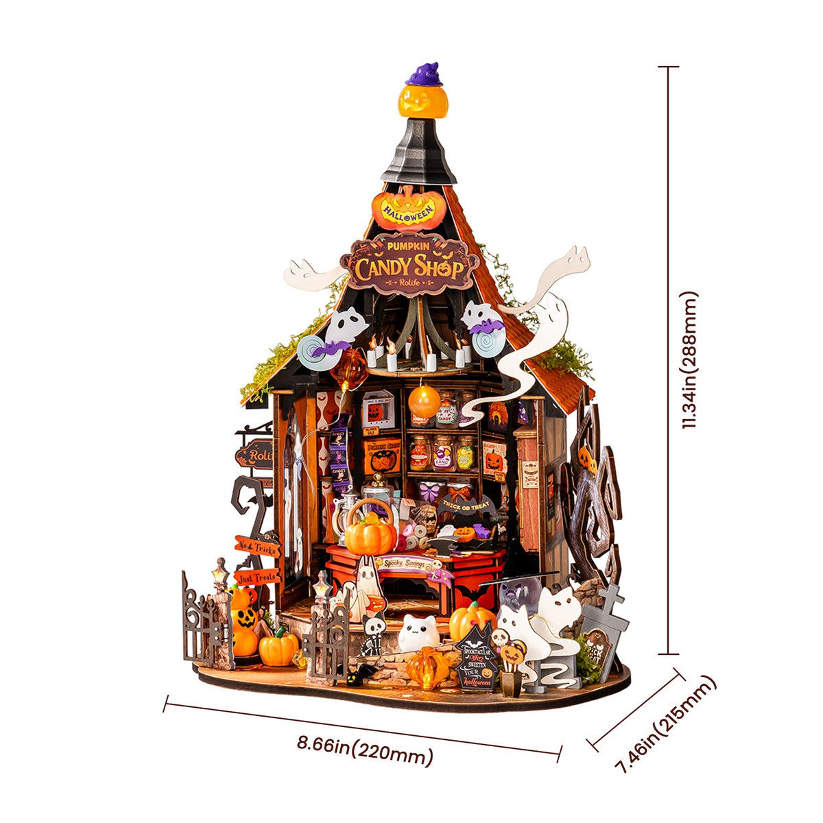 Haunted Candy House DIY Miniature House