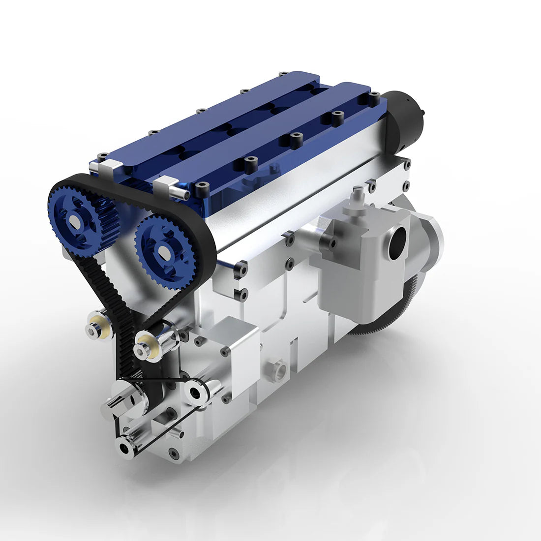 36cc DOHC Inline 4 Cylinder 4 Stroke Water-cooled Electrically Started Gasoline Engine Model for RC Model Car Boat Tank Airplane