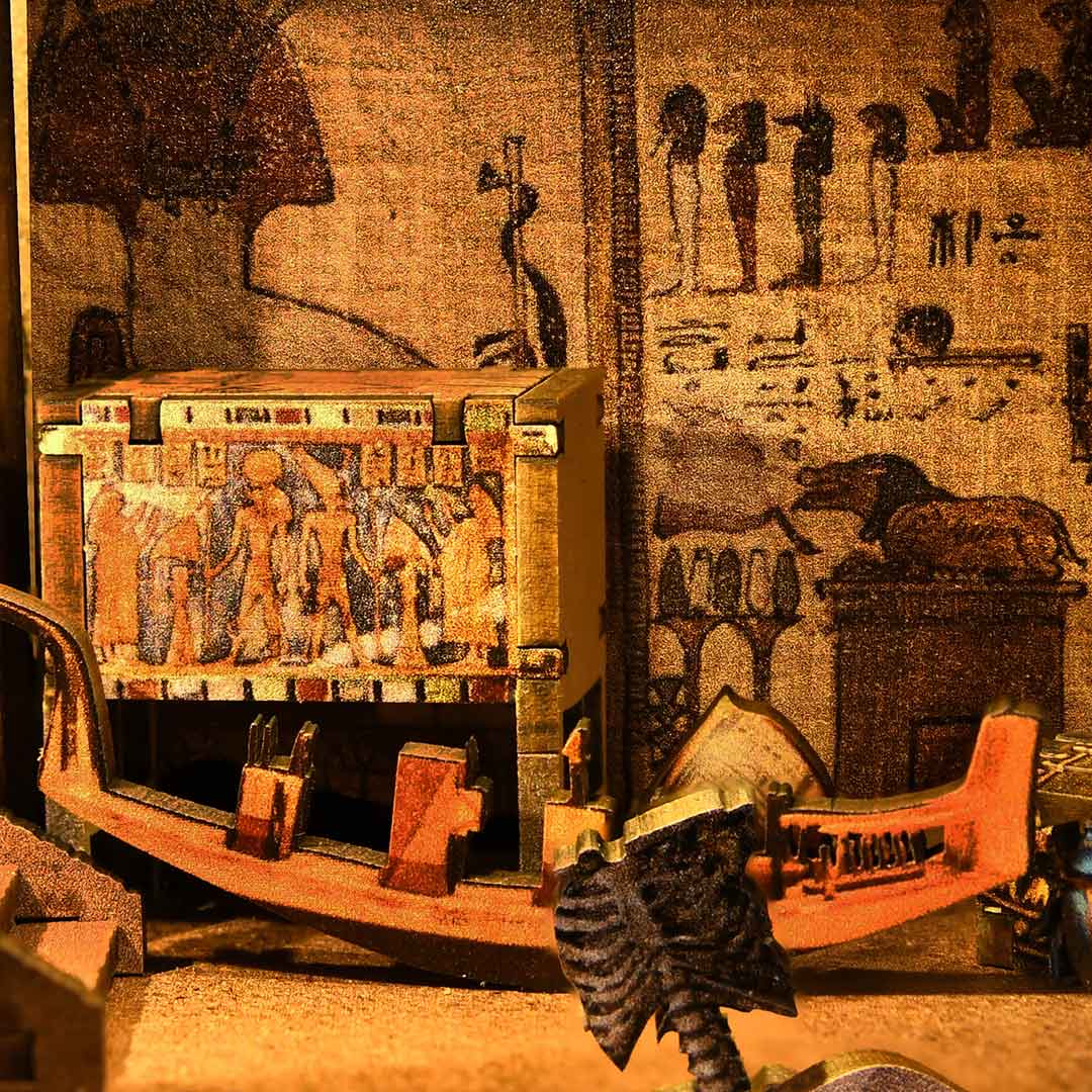 Egyptian Pharaoh's Tomb DIY Book Nook