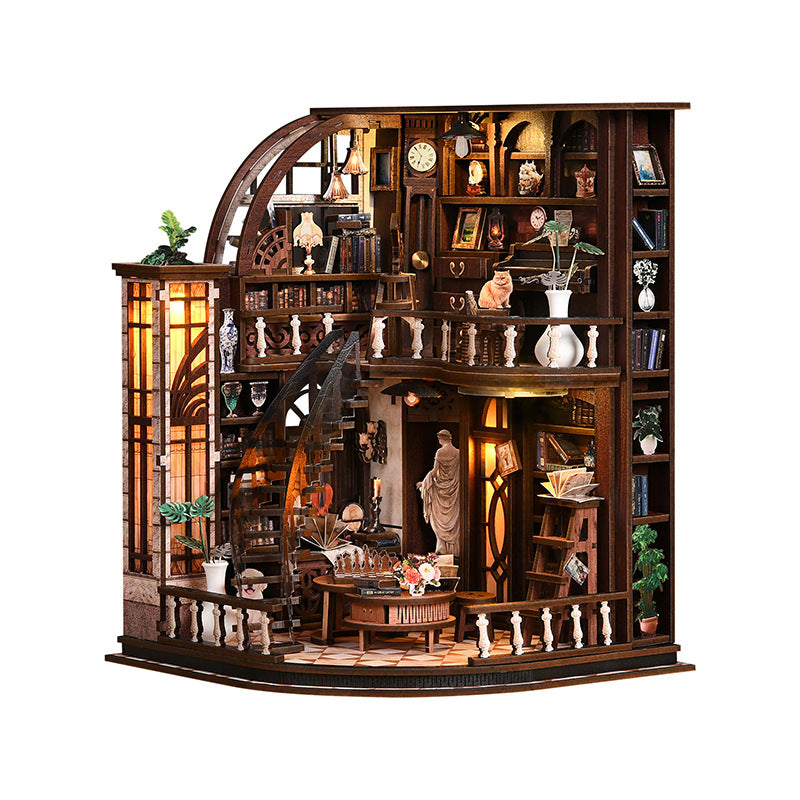 Bacchus Bookstore DIY Miniature House