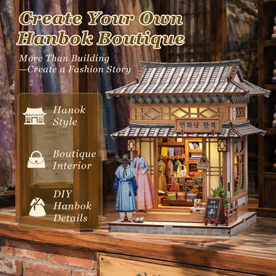 Lotus Hall Hanbok Studio DIY Miniature House