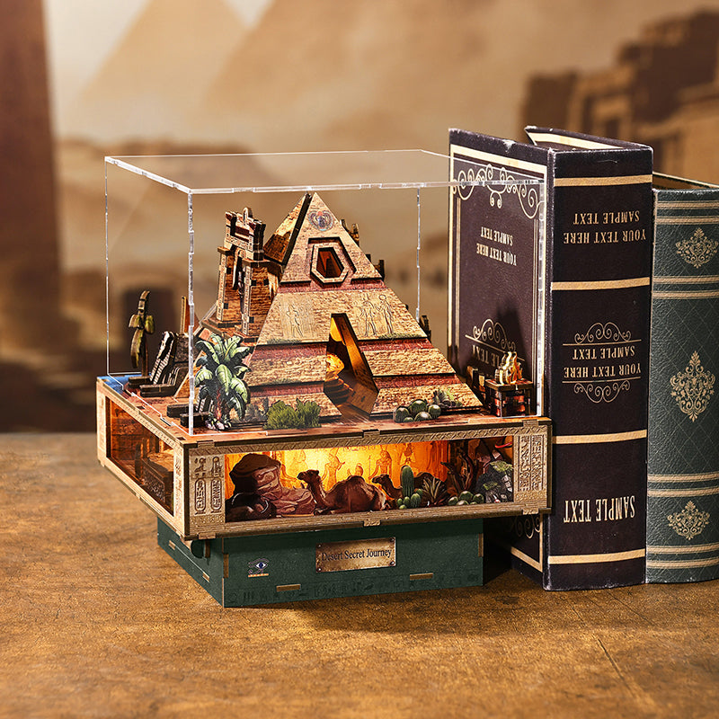 Desert Secret Journey 3D Wooden Music Box
