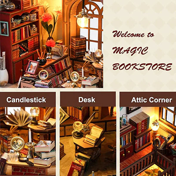 Magic Bookstore DIY Miniature House