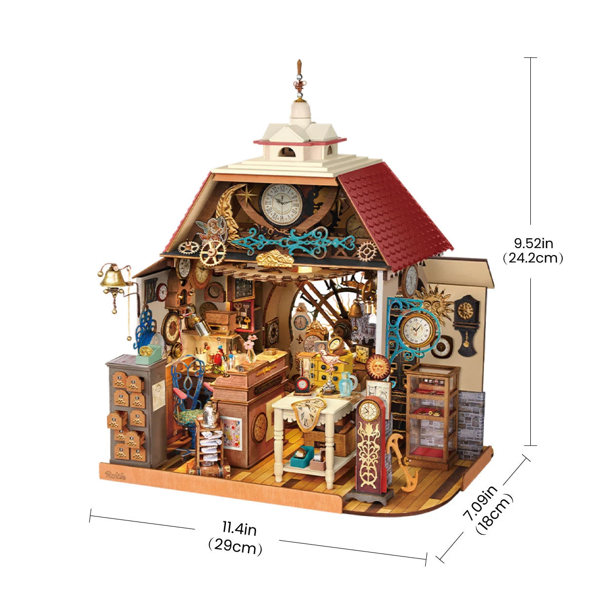 Clockwise Clocks DIY Miniature House