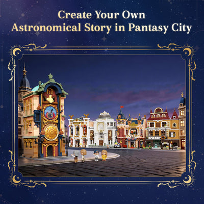 Prague Astronomical Clock Building Bricks