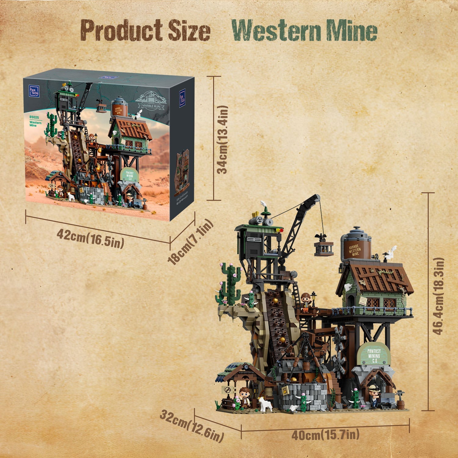 Western Mine Building Bricks