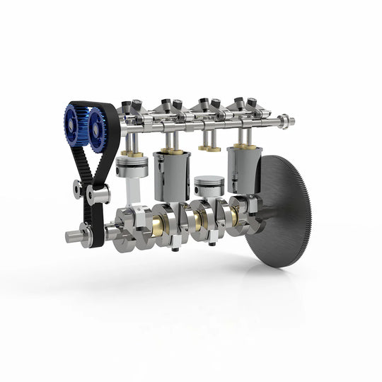 36cc DOHC Inline 4 Cylinder 4 Stroke Water-cooled Electrically Started Gasoline Engine Model for RC Model Car Boat Tank Airplane