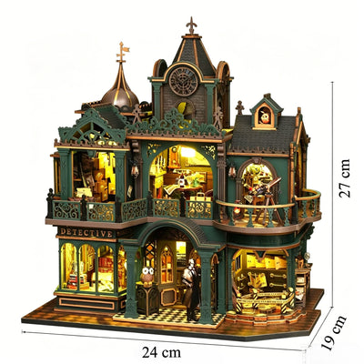 Green Detective Agency DIY Miniature House