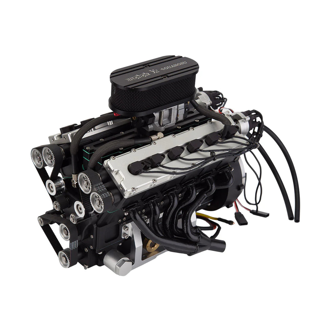 V12 Engine GS-V12 72CC DOHC 4-Stroke 12-Cylinder 48-Valve Water-Cooled Electric Start Gasoline Engine Model - V12 Engine Model That Works