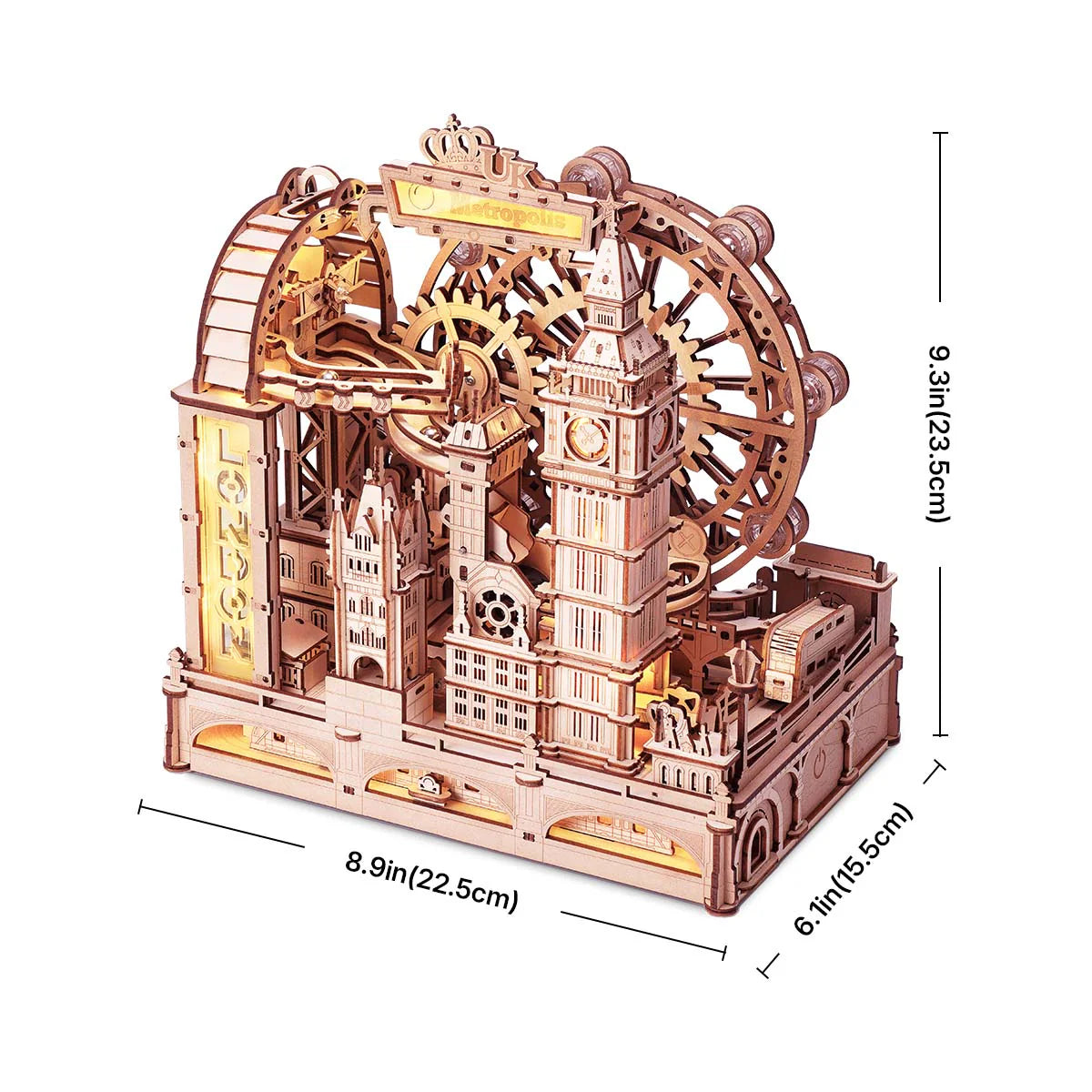 London Marble Run Wooden 3D Puzzle