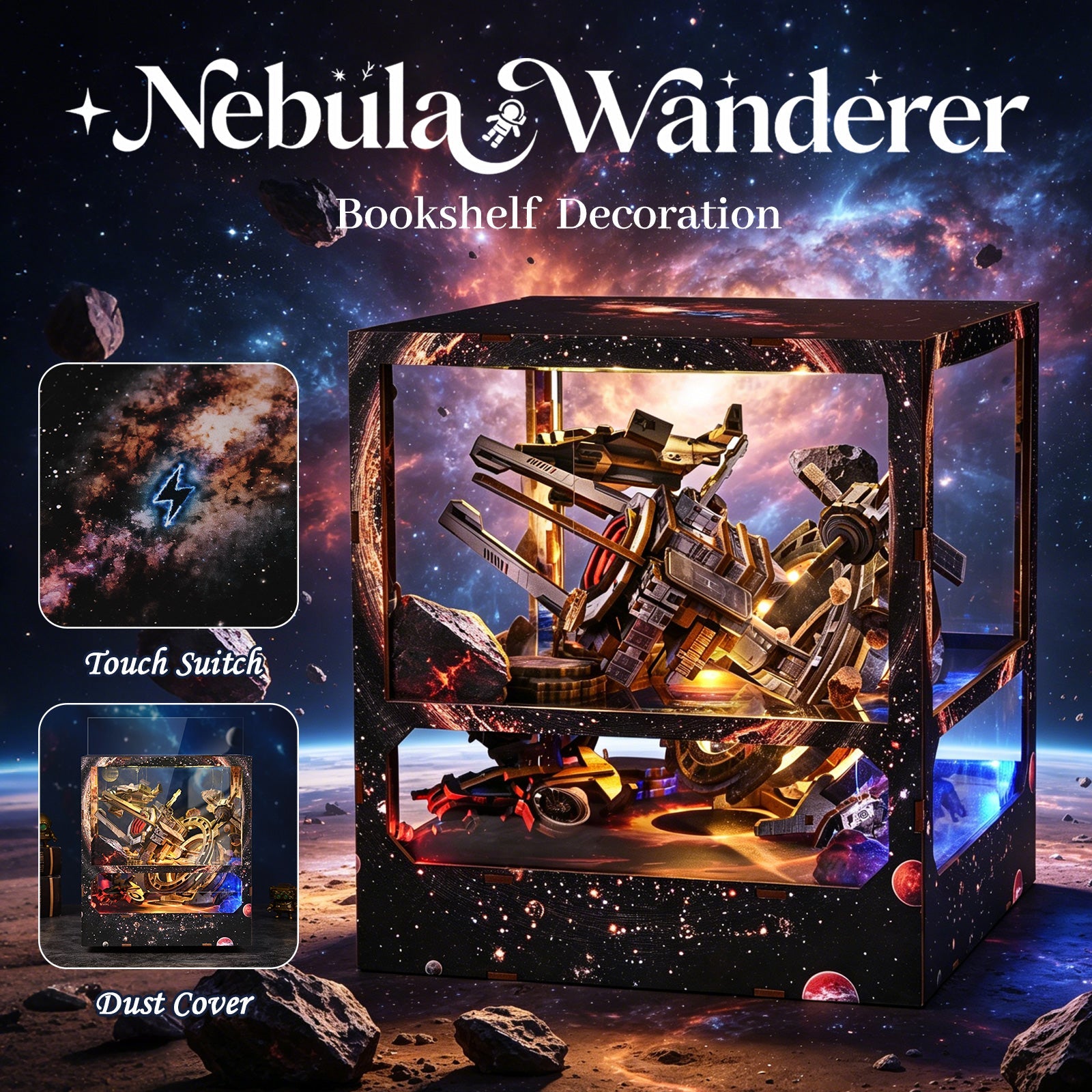 Nebula Wanderer DIY Book Nook