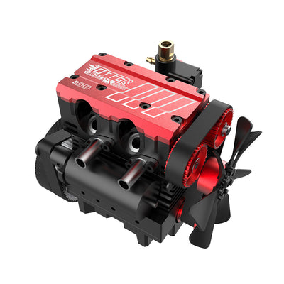 SEMTO ENGINE ST-NF2 7cc SOHC Nitro 4 Stroke 2 Cylinder Nitro Engine Model Kit