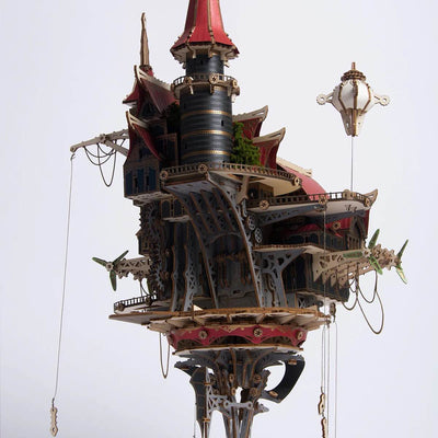 Fantasy Steam Castle 3D Wooden Puzzle