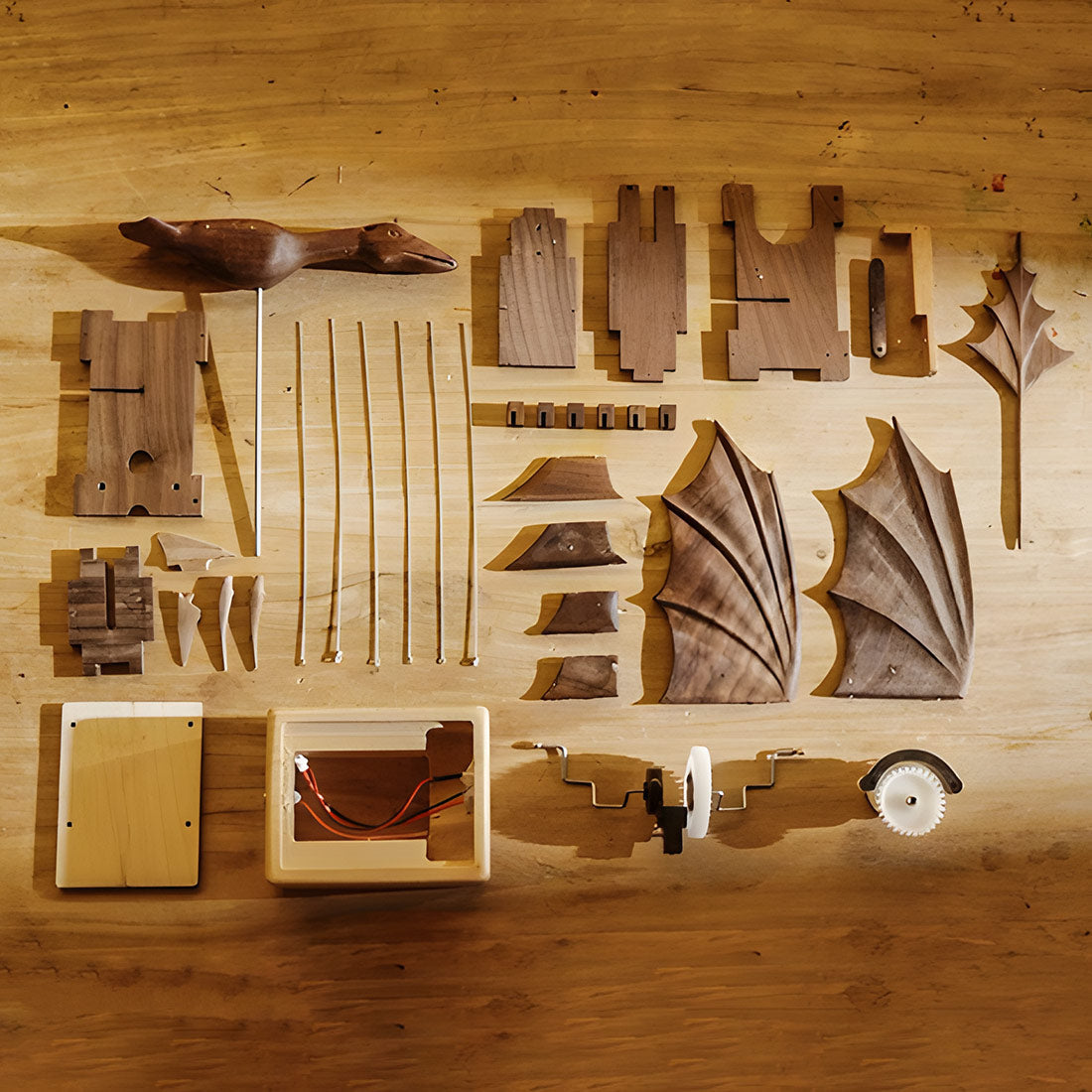 Western Mythical Creature Wooden Mechanical Model