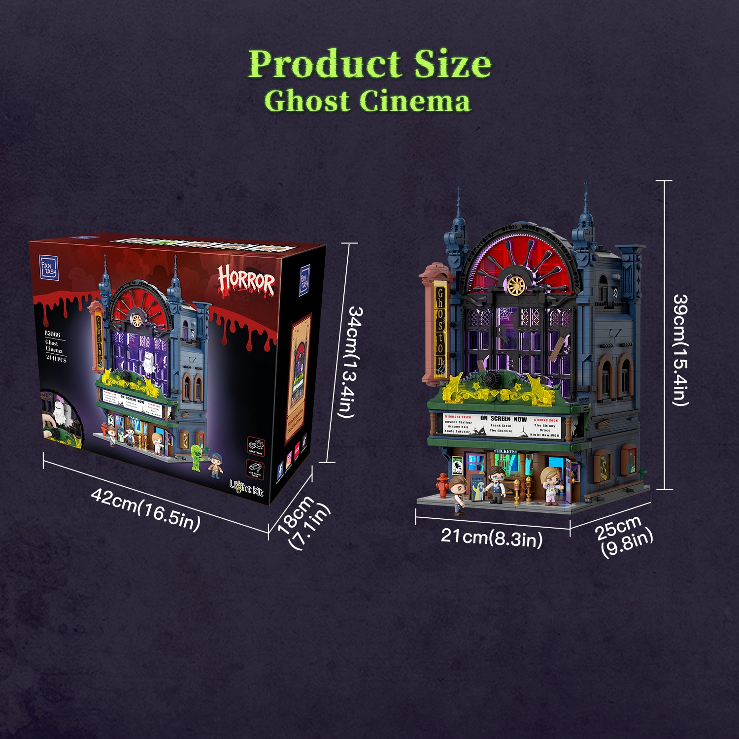 Ghost Cinema Building Bricks