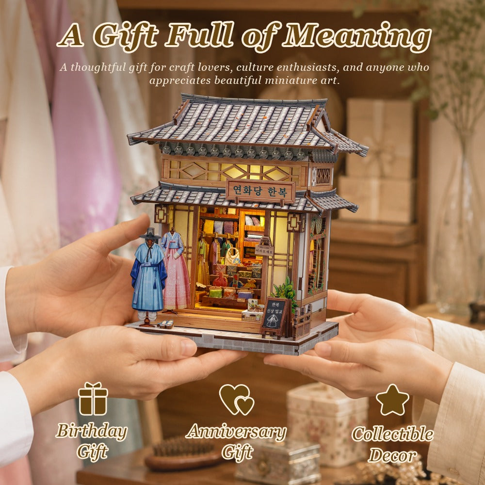 Lotus Hall Hanbok Studio DIY Miniature House