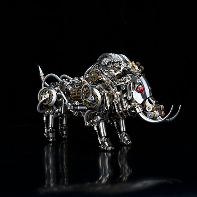 Wild Boar with Iron Tusk 3D Metal Model Kit Puzzle (1100PCS)