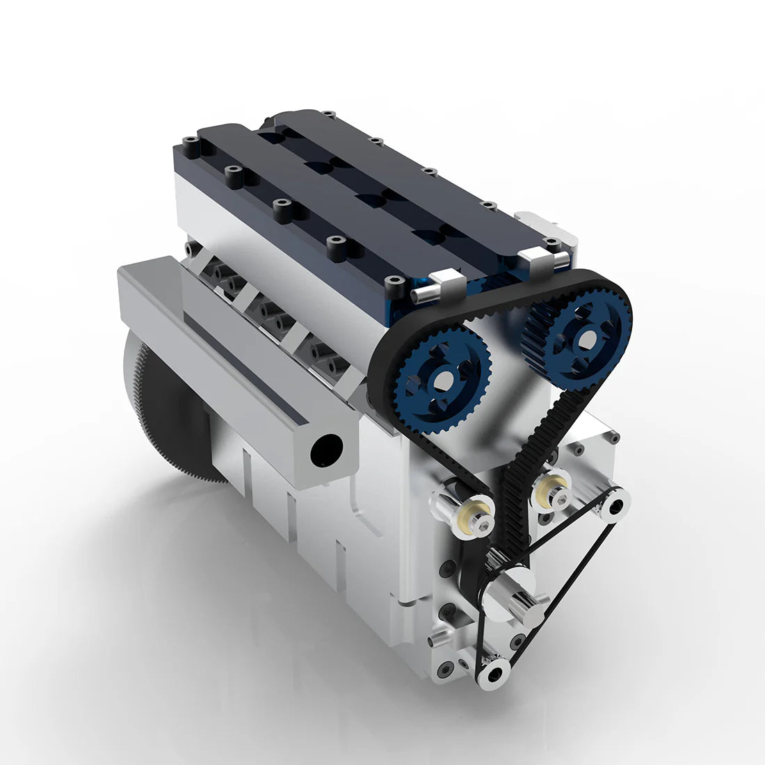 36cc DOHC Inline 4 Cylinder 4 Stroke Water-cooled Electrically Started Gasoline Engine Model for RC Model Car Boat Tank Airplane