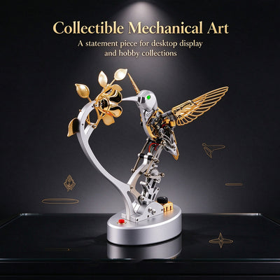 Mechanical Hummingbird Model Steampunk DIY Metal Assembly Kit