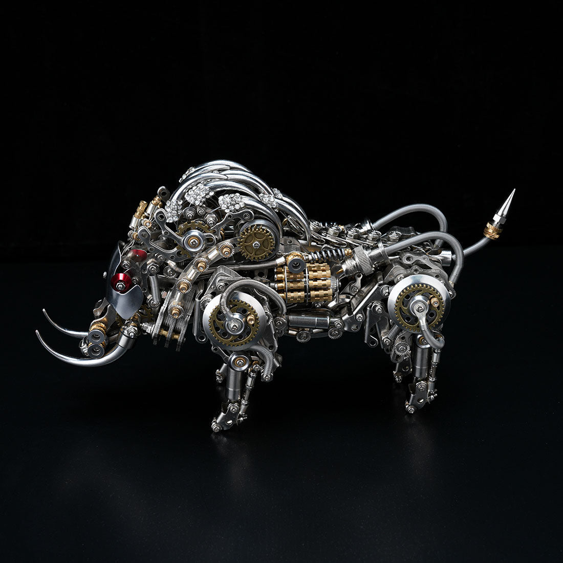Wild Boar with Iron Tusk 3D Metal Model Kit Puzzle (1100PCS)