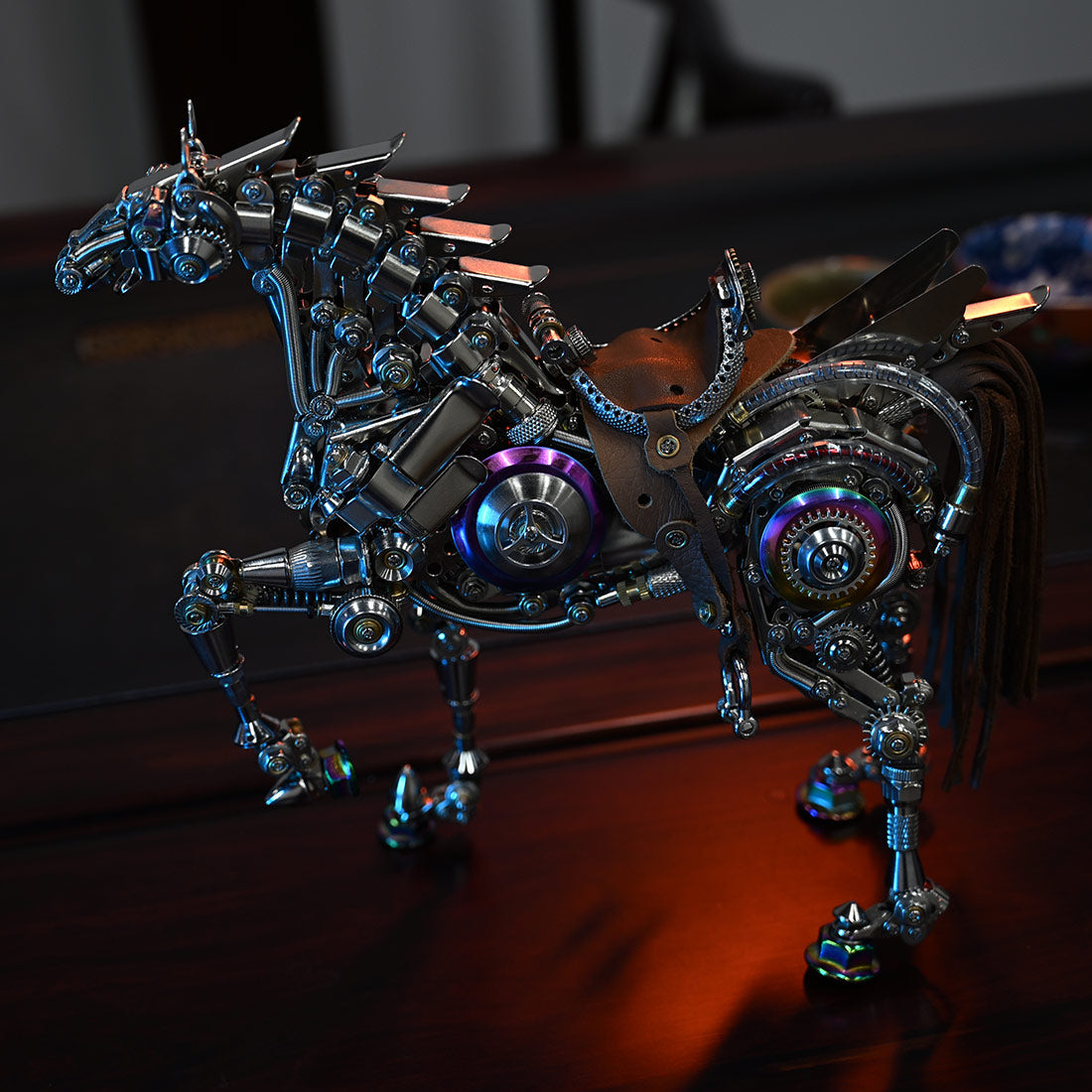 Mechanical Bionic Horse 3D Metal Model （1500+PCS）