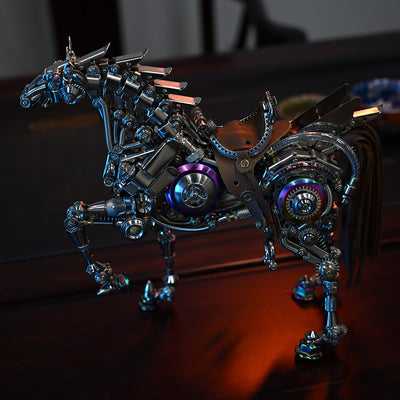 Mechanical Bionic Horse 3D Metal Model （1500+PCS）