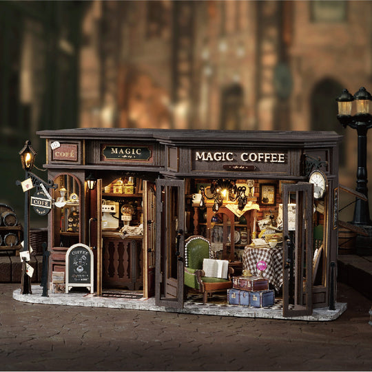 Magic Coffee Shop 3D Wooden Puzzle