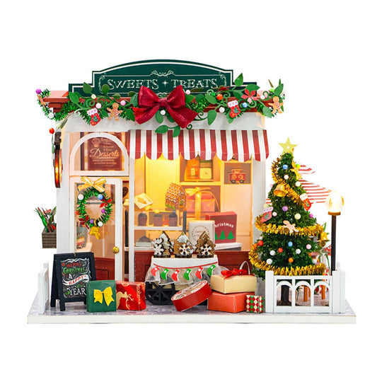 Christmas Sweets Treats DIY Wooden Miniature House