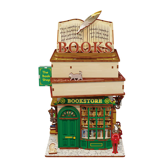 Time Bookstore DIY Miniature House