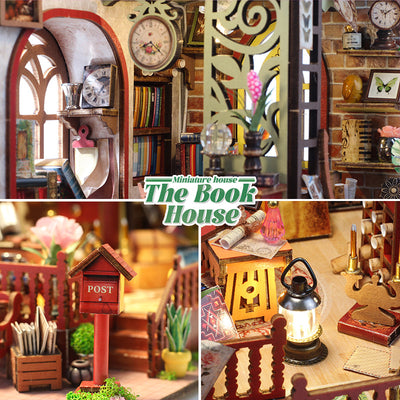 Book House 3D Wooden Puzzle