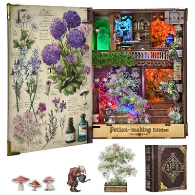 Potion-Making Edition DIY Book Nook