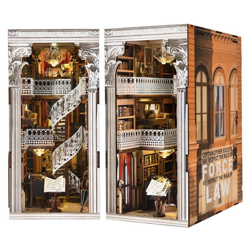 Law Library DIY Book Nook Kit