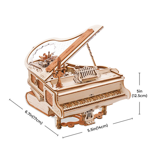 Magic Piano Music Box 3D Wooden Puzzle