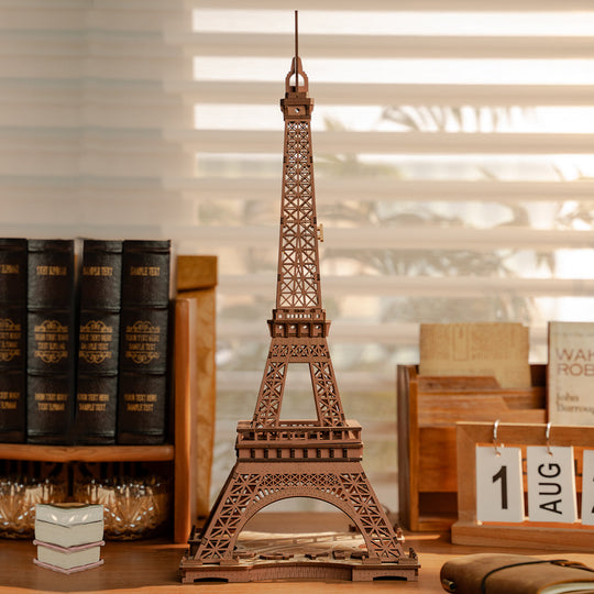 Night of the Eiffel Tower 3D Wooden Puzzle