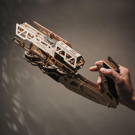 DJ rapid-fire machine gun 3D Wooden Puzzle