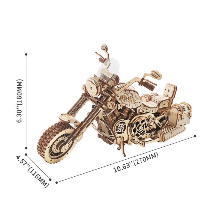 Cruiser Motorcycle 3D Wooden Puzzle