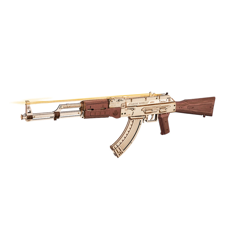 AK-47 Assault Rifle Toy Gun 3D Wooden Puzzle